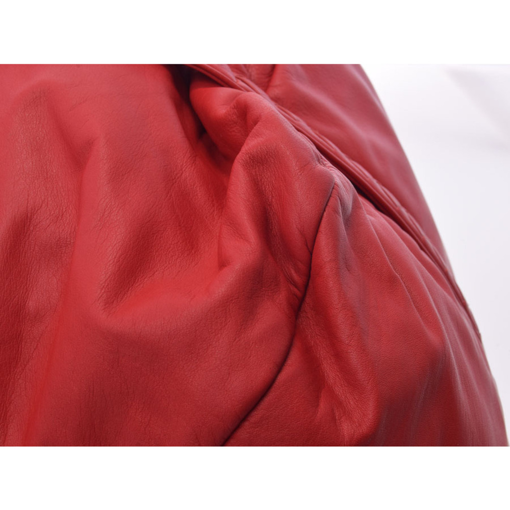 Bottega Veneta Boston Bag Red Lambskin - Picture 6 of 11